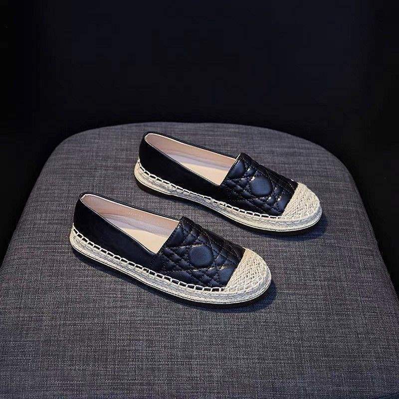 

Туфли рыбака Сяосянфэн женские весна и осень 2025 новая летняя одинарная обувь плоская подошва мягкая подошва универсальные на одной педали ленивые туфли 39 чёрный