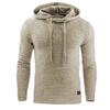Autumn and Winter New Men's Jacquard Sweatshirt Long Sleeve Hoodie Warm Color Hooded Sports Jacket