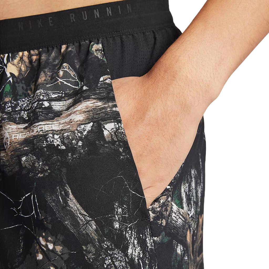 Nike Dri-Fit Stride Realtree Moisture-Wicking Breathable Supportive Running Shorts Men shorts IO7770-060