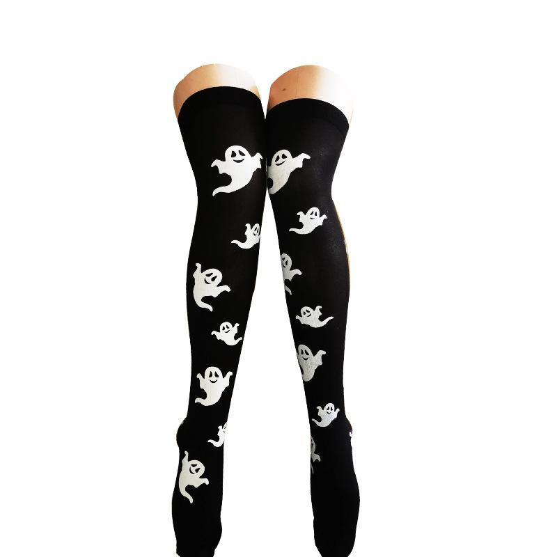 Halloween Party Skeleton Bat Spider Web Stockings Ghost Festival Party Atmosphere Horror Dress Up Stockings