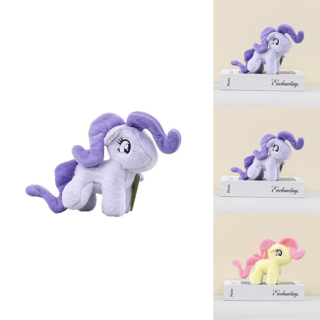 Cute Miniature Pony Plush Toy Keychain Soft Cuddly Keychain Accessory For Bags
