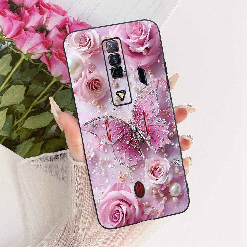 

Чохол для телефону ZTE nubia RedMagic 7 Силіконовий Милий Кіт Модний Смішний Розписаний Funda Для Red Magic 7 NX679J Корпус Red Magic 7