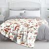 Festive Christmas  Flannel Thin Blankets Cozy Patterns for A Merry Holiday Flannel Blanket New Year Home Decoration Gift