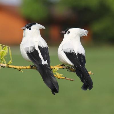Loro Artificial de Plumas de Espuma Modelo de Pájaro de Imitación Decoración de Jardín para Exteriores