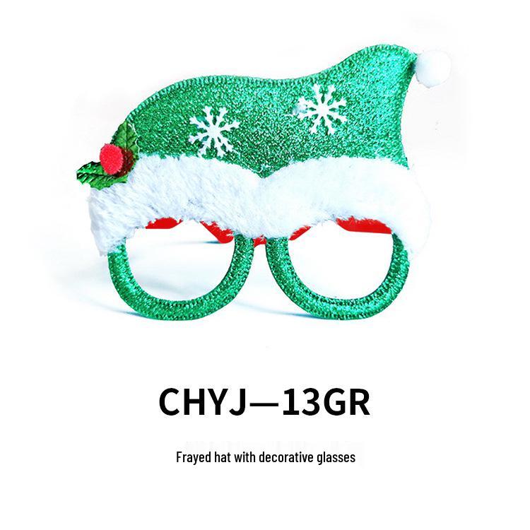 Festive Christmas Eyeglass Frames for Adults & Kids - Creative Holiday Party Accessories & Gifts