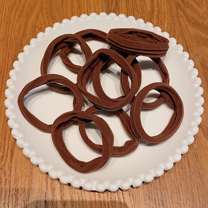 

Літня однотонна високоеластична гумка для волосся