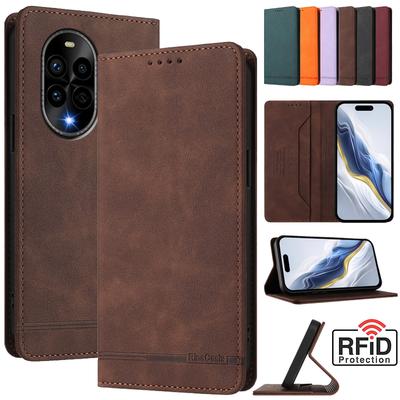 Leather Retro Anti-theft Wallet Flip Case For Huawei Nova 12s 13i 12i 13 Pro Y70 Y90 Y73 5T Phone Cover Magnetic Hasp Card Slot