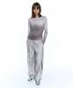 INSILENCE WOMEN Nylon Utility Pants Light Grey