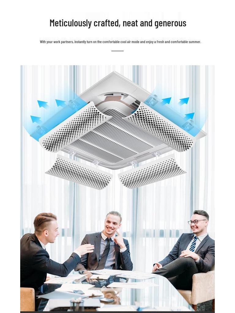 Ceiling Air Conditioner Wind Deflector: Anti-Direct Blow 3HP/5HP Ceiling Mount Air Guide