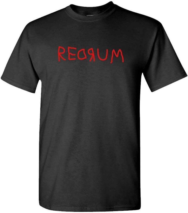 The Goozler Redrum - 80 s Horror Movie Kubrick Murder - Mens Cotton T-Shirt S разноцветный