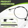 Heavy Duty Brake Cable For Lawn Mower Corrosion Resistant Stainless Steel PVC top sale