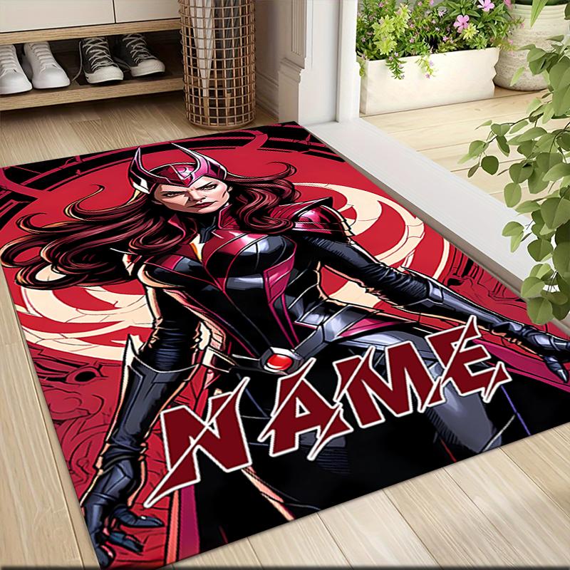 Custom Name Panther Power Symbolism Carpet Rug Customizable Soft Washable Anti-Slip Home Living Room Sofa Mats Personalized Rug. 090912