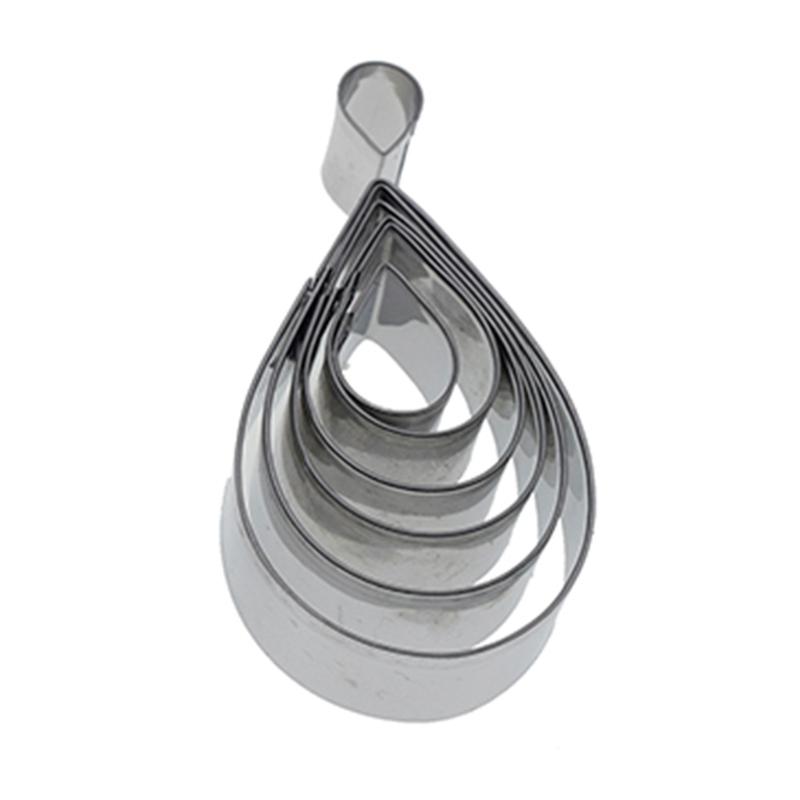 20pcs Clay Cutter Stainless Steel Drop Round Ceramic Pottery Mold Designer DIY