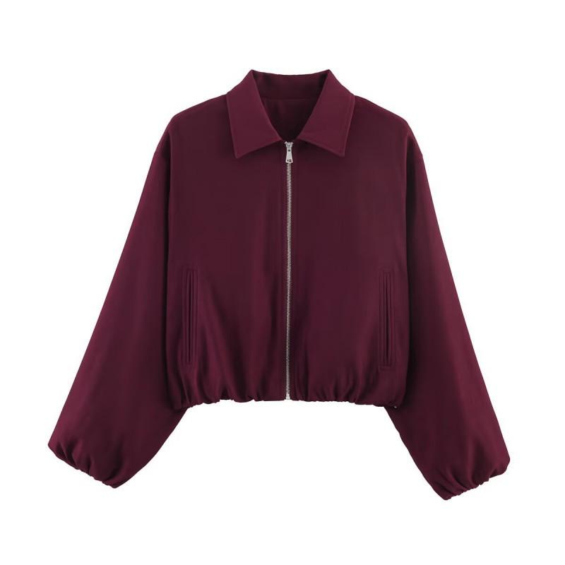 Womens Streetwear Puffer Jacket With 3D Print Zipper 12 Colors Regular Fit Long Sleeve 2026