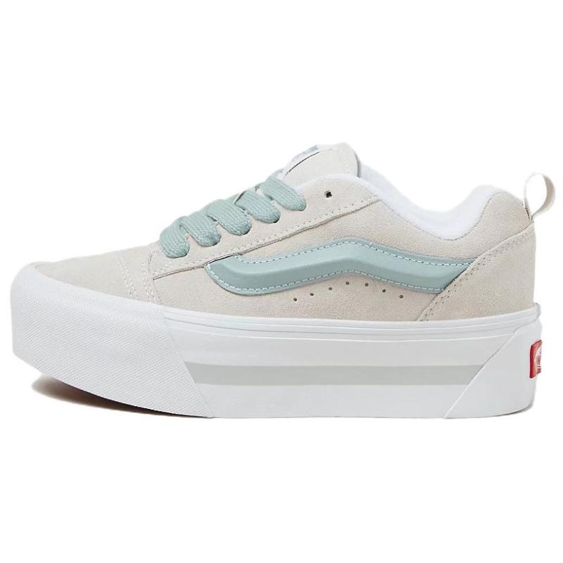 Vans Knu Stack Abrasion Resistant Low Top Skateboard Shoes Unisex White Sneakers VN000CP67VF