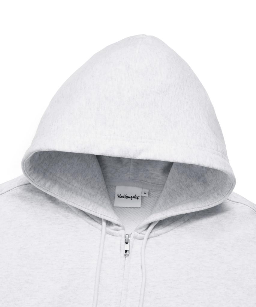 Mark Gonzales Sign Logo Wappen Og Sweat Zip-Up Hoodie - L/Grey