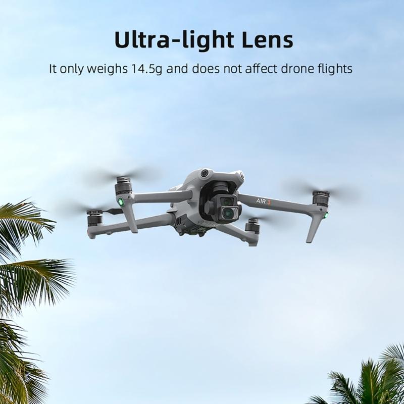 Wide Angle Lens for Air 3 Drones Ballhead Lens Filter External Professional Expanded Angled Lens Accessories