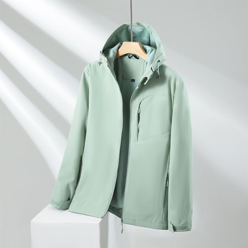 Men's Custom Windproof Waterproof Autumn Windbreaker with Logo Embroidery