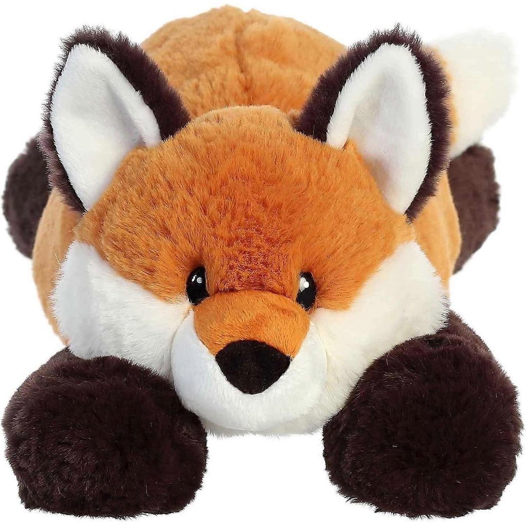 Fox plush toy  a soft and cuddly character perfect for a cozy hug  ideal for bedtime, naps, and children of all ages  18-inch orange