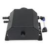 Universal Aluminum Alloy Engine Coolant Radiator Overflow Tank 1000ml/2000ml Square Overflow Tank 1L/2L With Drain Plug