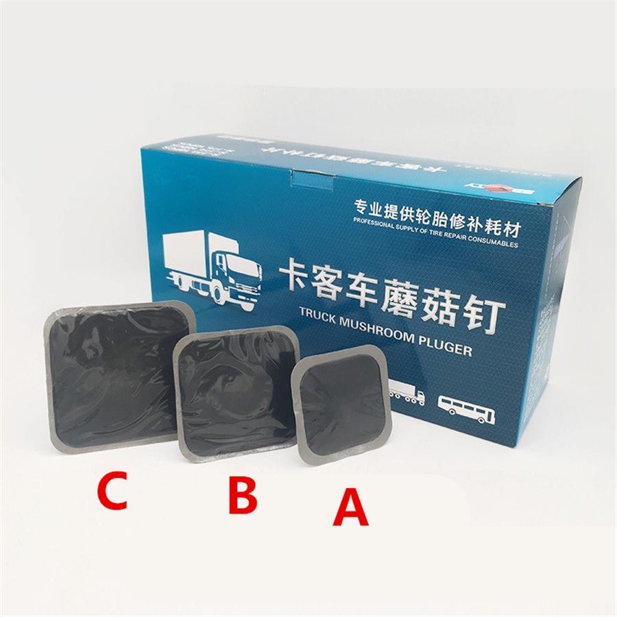 5PCS Tyre Plug Patch Auto Car Tire Puncture Repair Kit Wired Mushroom 88mm 12mm