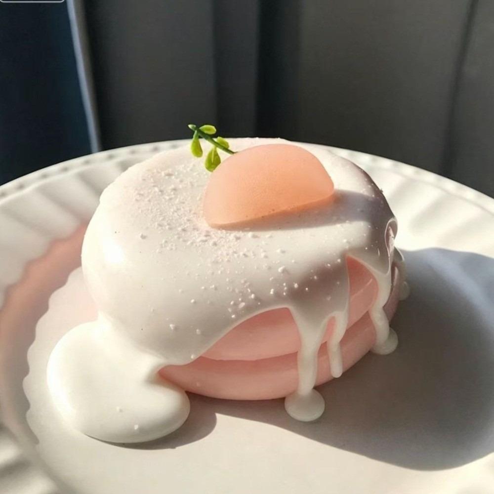 Mini Cute Cake Squishy Fingertip Toy Chocolate Cheese Slow Rebound Toy for Kid Gifts