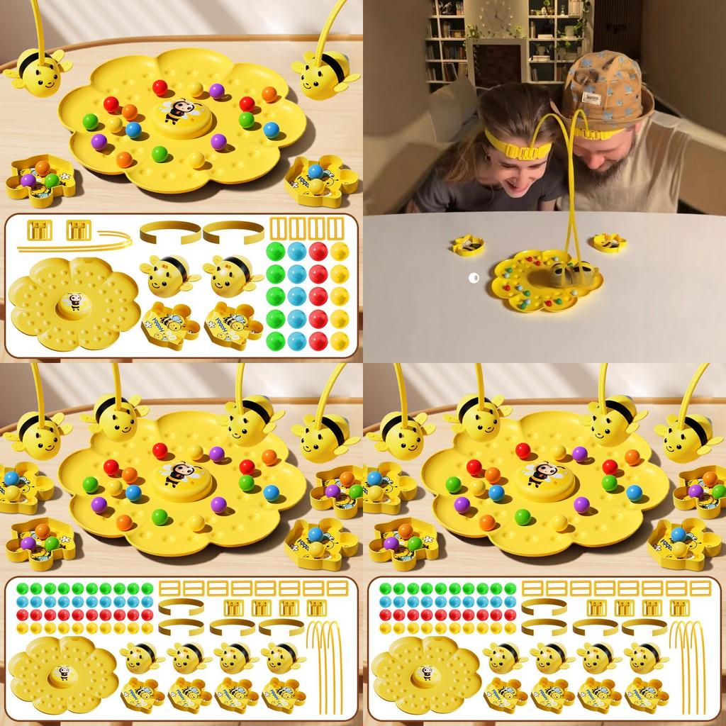 Small Bee Magnetic Bead Indoor Game For Kids Cognitive Skills And Parent Child Bonding