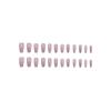 Light Pink Wave Pattern Medium-Long Detachable Wearable Nails