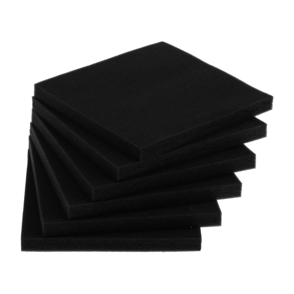 12 Stück Akustikschaumplatten Schalldämmend Schallabsorbierend für KTV Aufnahmestudio 30x30cm