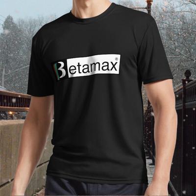 New Betamax Logo Active T-Shirt Logo Men's T-shirt Funny Size S To 5XL