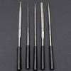 Hand Tools Diamond Files Diamond Needle For Wood Nonslip Handle Silver + Black