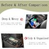 JDMCAR Center Console Organizer Tray Compatible With Toyota Tacoma Accessories 2016- , Armrest Ert Container ABS Material Secondary Storage Box