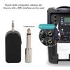 Wireless Flute Microphone with 360° Rotation, Stable Sound Pickup for Guitar, Violin, and Accordion, Shock Mount, and High-Fidelity Sound