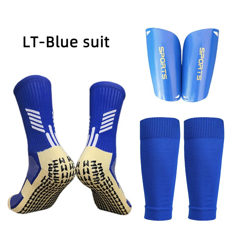 Elasticity Shin Guard Sleeves For Soccer Compression Adults Kids Anti Slip Sport Socks With Leg Shinguards Football Equipment 1