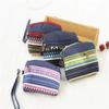 Korean Style Cloth Wallet Multicolor Earphone Bag Fashion Ethnic Style Coin Purse  Male