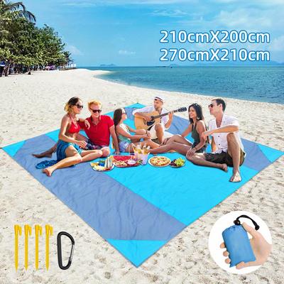 1PACK Die übergroße Outdoor-Strandmatte und die tragbare Picknickdecke sind perfekt zum Campen und Entspannen im Freien