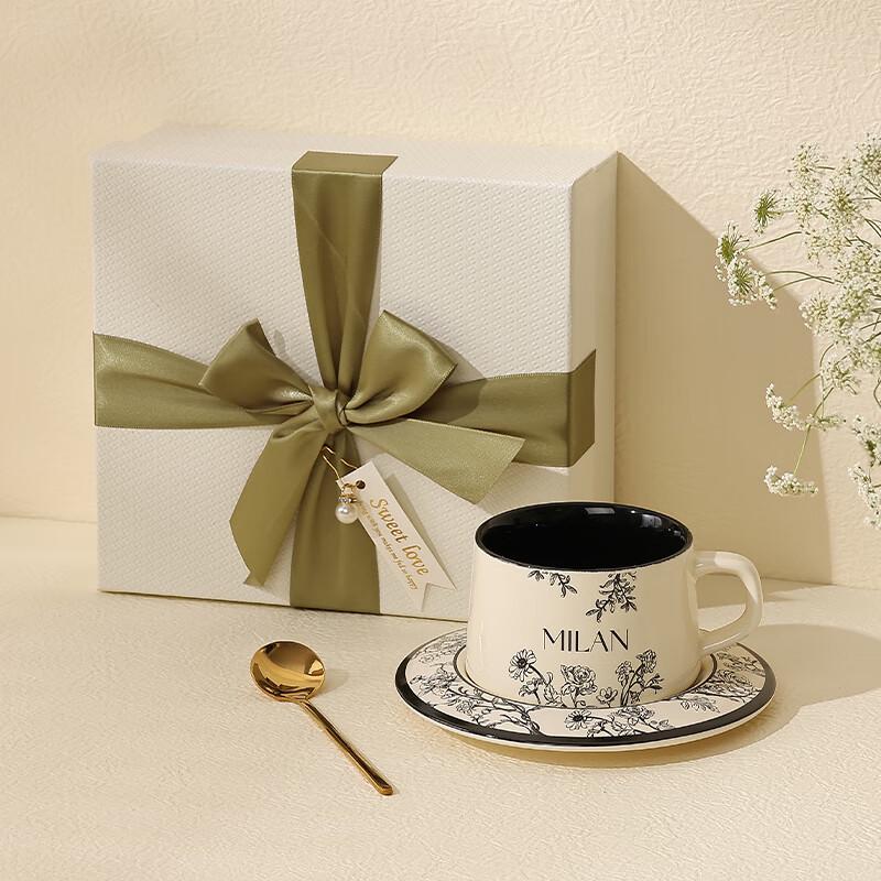 

Luxury French Ceramic Coffee Cup & Saucer Set