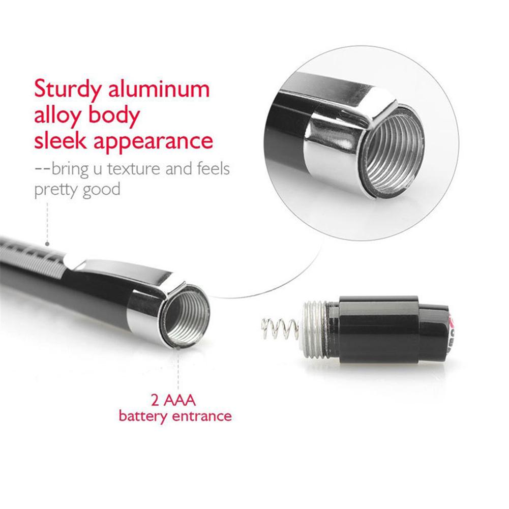 Flashlight Aluminum Alloy Scale Pen Light Pupil Oral Examination Pen Light Nurse Lamp