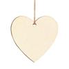 Personalized Custom Wooden Heart Pendant Christmas Decoration Pendant Hanging Decoration