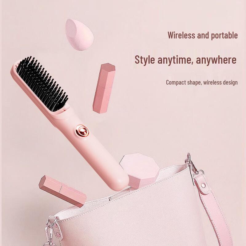 Wireless Ionic Hair Straightener Brush