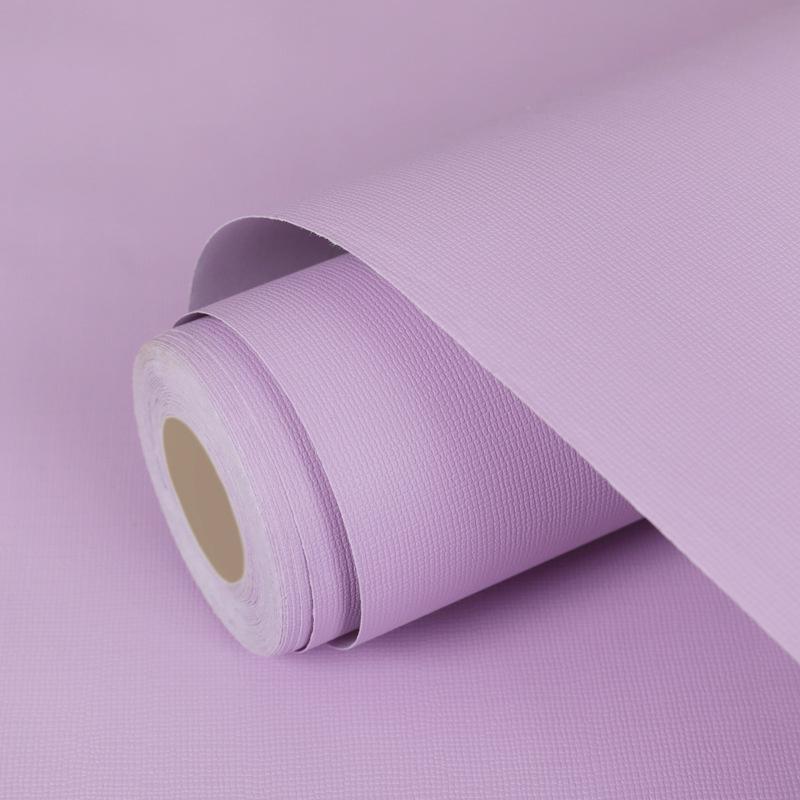 

10 м макарон чистый цвет утолщается ПВХ DIY гостиная пленка самоклеящаяся настенная бумага водостойкая настенная наклейка декоративная фиолетовый