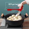 Jian's Thickened Cast Iron Frying Pan with Wooden Handle