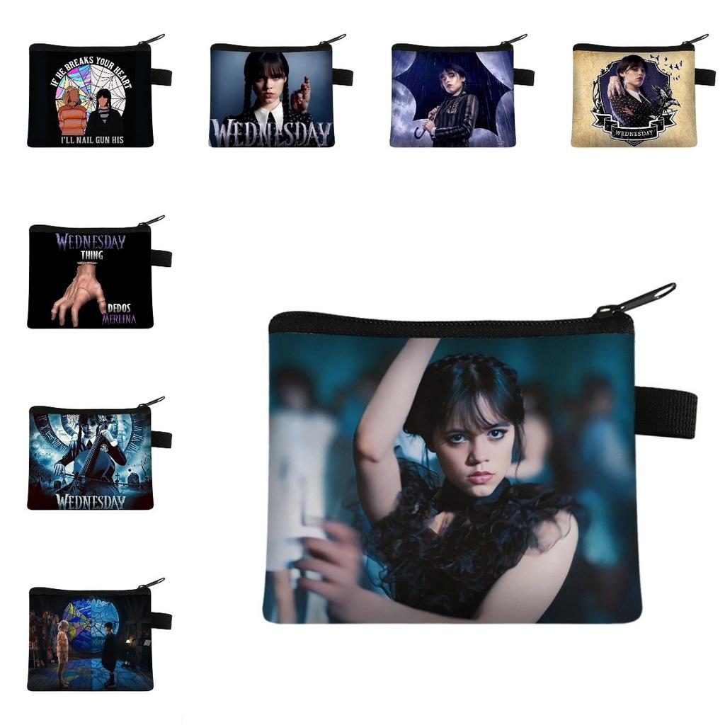 Family Adams The Coin Purse Printed Storage Card Bag Kid Gift Student