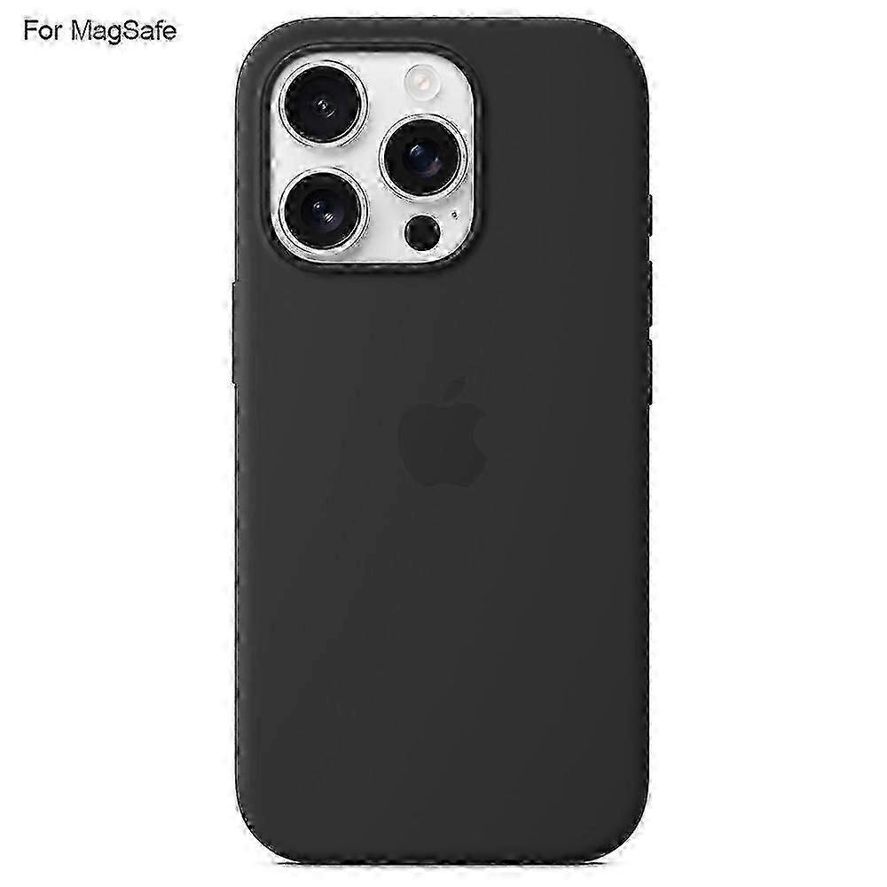 Case For Iphone 16 Pro With Magsafe Liquid Silicone Phone Back Cover With Induction Popover Feature_jxhy