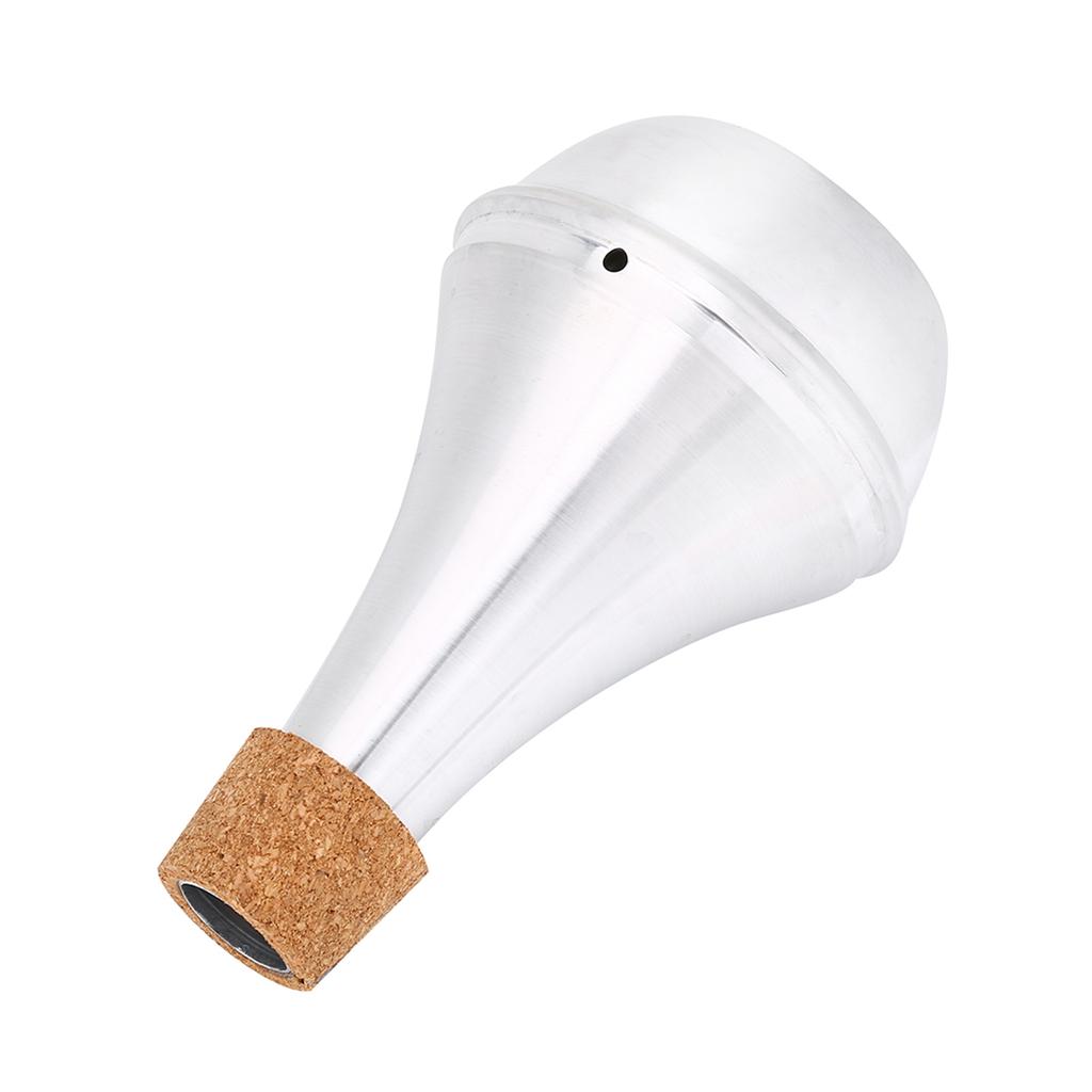 Aluminum Alloy & Cork Practice Trumpet Mute Brasses Musical Instrument Part Accessory