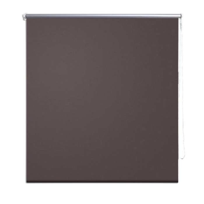 VidaXL Roller Blind Blackout 100x175 Cm Brown Window Bedroom 240118