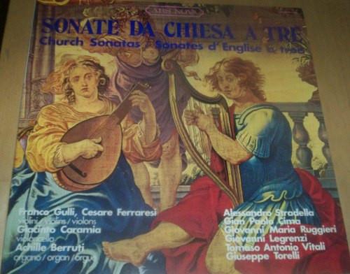 LP Record FRANCO GULLI / CESARE FERRARESI / G - Sonate Da Chiesa A Tre VST6116 Ars Nova 1986 Italy Classical Used