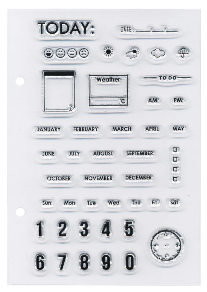 Face Clear Stamp Sheet T TODAY Children's 0980-006