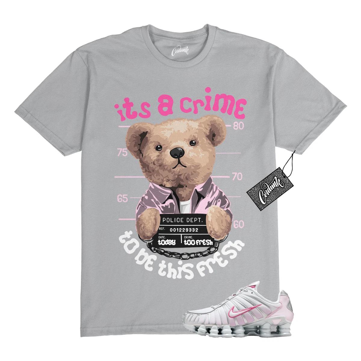 

Shox TL Metallic Platinum Pink Foam White Pinksicle T Shirt to Match CRIME M