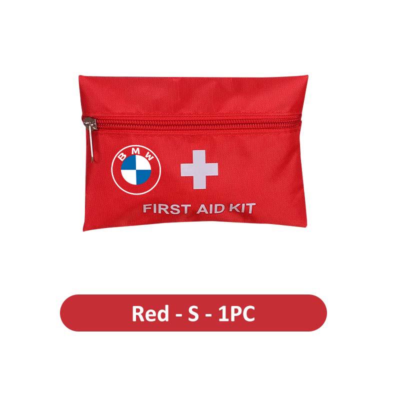 For BMW Nylon Car Portable Medicine Storage Box First Aid Kit Health Kit E87 E70 E91 E30 G20 E92 E93 E60 E46 E90 G30 E53 X1